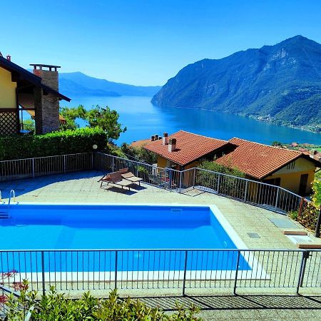 Happy Guest Apartments - Lake Panorama & Pool Riva di Solto Ngoại thất bức ảnh